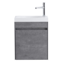 Тумба с раковиной BelBagno Pietra Mini-460-1A-SO-SCM-R Stucco Cemento