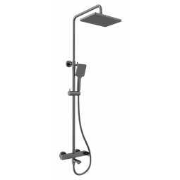Душевая стойка Kaiser Cube 01582-15 воронёная сталь