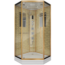 Душевая кабина Niagara Luxe 7717G золото