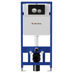 Инсталляция для унитаза Allen Brau Pneumatic 9.11100.20 с кнопкой 9.20005.31