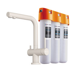 Смеситель для кухни Omoikiri Nagano-PA-P+Pure drop Lite 4216.8028P с фильтром
