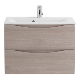 Тумба под раковину BelBagno Marino 650-2C-SO-RG-P Rovere Grigio