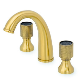 Смеситель для раковины Boheme Royal Cristal 317-Royal/CRST black