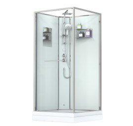 Душевая кабина Timo Premium 100х100 ILMA601 хром