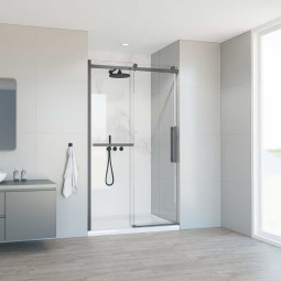 Душевая дверь Vincea Como Soft 195х130 VDS-1CS130CLGM