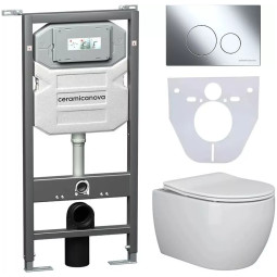 Унитаз с инсталляцией Ceramicanova Play CN3001_1001CH_1000