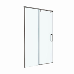 Душевая дверь BelBagno Soft Close-1 200х110 SOFT_CLOSE-1-BF-1-110-C-GM оружейная сталь