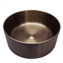 Раковина Abber Wasser Kreis 39,6x39,6 AF2407MRG розовое золото матовое
