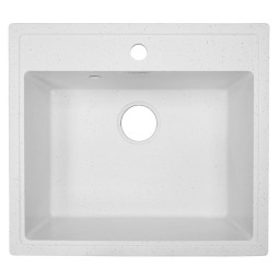 Кухонная мойка Azario Onda 56,5х50,5 CS00105225 белый крап