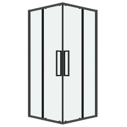 Душевой уголок Grossman Cosmo 80х80 300.K33.02.8080.42.00 графит
