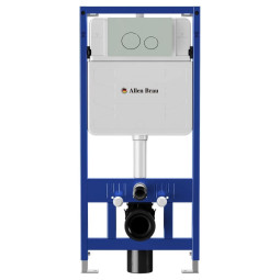 Инсталляция для унитаза Allen Brau Pneumatic 9.11100.20 с кнопкой 9.20A01.PWM папирус