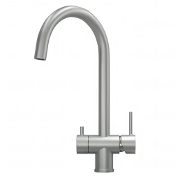 Смеситель для кухни Granula Kitchen Space KS-7104 сталь матовая