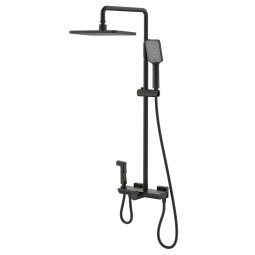 Душевая стойка Black&White 7016B черный матовый