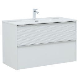 Тумба с раковиной Aquanet Вита 100