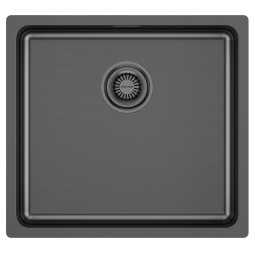 Кухонная мойка Paulmark Vista 48 Uni 48х44 PM304844-GM вороненая сталь