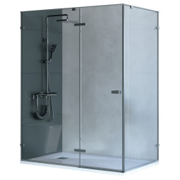 Душевой уголок RGW Stilvoll SV-040-Gr 100х80 353204008-110 серый
