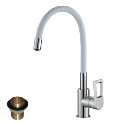 Смеситель Rossinka Z35-35U-White для кухни