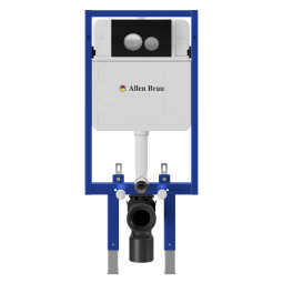 Инсталляция для унитаза Allen Brau Pneumatic Pro 9.11103.20 с кнопкой 9.20005.31