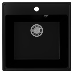 Кухонная мойка Ulgran Quartz Forte 505-07 уголь