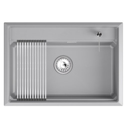 Кухонная мойка Granula Kitchen Space 73х51 KS-7301i алюминиум