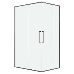 Душевой уголок Niagara Nova 100x80 NG-6336-1080GR графит сатин