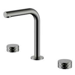 Смеситель для раковины Boheme Stick 152-SGM.1 с ручкой Diamond