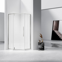Душевой уголок Vincea Slim-N 100х100 VSP-4SN100CLBN брашированный никель