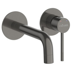 Смеситель для раковины Cezares Relax-BLI2-1-GM-W0 оружейная сталь