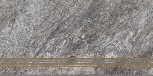 Ступень Global Tile Thor Серый 30x60