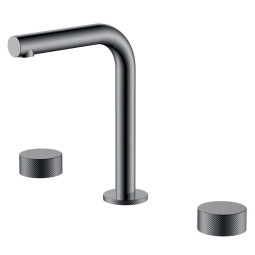 Смеситель для раковины Boheme Stick 152-SGM.4 с ручкой Spirale