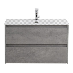 Тумба под раковину Belbagno Kraft 39-800/390-2C-SO-CG Cemento Grigio