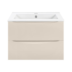 Тумба с раковиной Vincea Mia Slim 60 VMC-2MC600S1MBG M.Beige Soft-touch