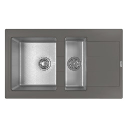 Кухонная мойка Florentina Комби 860 К 21.410.D0860.307 серый шелк