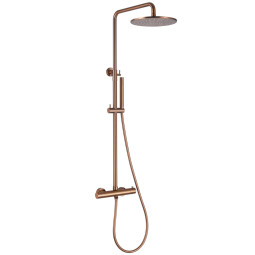 Душевая стойка Abber Wasser Kreis AF8160MRGL розовое золото матовое