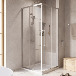 Душевой уголок Cezares 90х90 Relax-304-A-2-90-C-CR