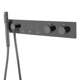 Смеситель для ванны Boheme Zodiac Termo 133-SYS-SGM