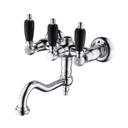 Смеситель для ванны Caprigo Adria-Classic Black Edition 03B-518-crm