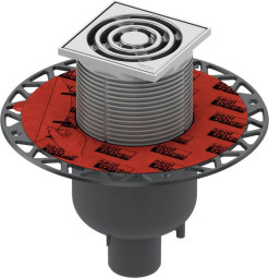 Душевой трап Tece TECEdrainpoint S130 3601300 с решеткой