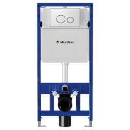 Инсталляция для унитаза Allen Brau Pneumatic 9.11100.20 с кнопкой 9.20A01.00