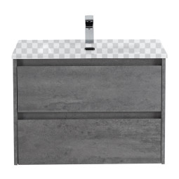 Тумба под раковину Belbagno Kraft 700-2C-SO-CG Cemento Grigio