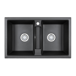 Кухонная мойка Granula GR-8101 81х50 черный