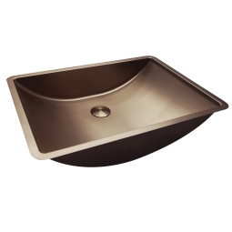 Раковина Abber Wasser Kreis 53x38 AF2405MRG розовое золото матовое