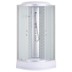 Душевая кабина Loranto Sunway 100х100 CS-6610-25FW 100