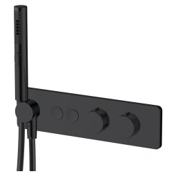 Смеситель для ванны Allen Brau Liberty 5.33010-31 черный матовый