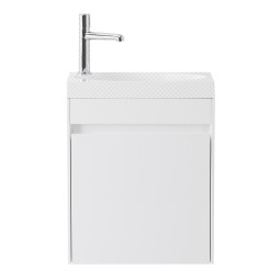Тумба под раковину BelBagno Pietra Mini-460-1A-SO-BL-R Bianco Lucido