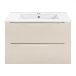 Тумба с раковиной Vincea Mia Slim 70 VMC-2MC700S1MBG M.Beige Soft-touch