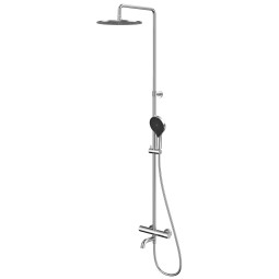 Душевая стойка Whitecross Y brushed nickel Y1234TOPNIB никель