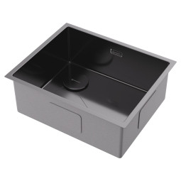 Кухонная мойка Omoikiri Taki 54-U/IF-L Side SF-GM вороненая сталь