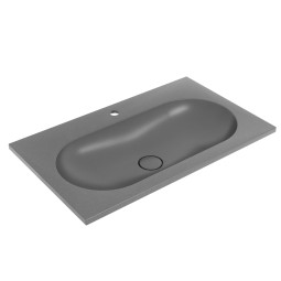 Раковина для мебели Vincea 80 VCB-4H800G серый шелк