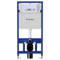 Инсталляция для унитаза Allen Brau Pneumatic 9.11100.20 с кнопкой 9.20004.20